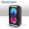 Pyle Pyle Portable Bluetooth PA Speaker System, 600W Rechargeable, Recorder, Microphone, Party Lights PPHP288B - alternate 7